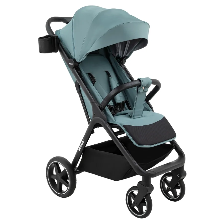 Детская прогулочная коляска Pituso Camino Plus, Black — главный ракурс
