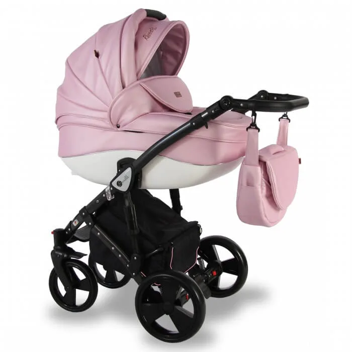 Детская коляска Sevillababy Ravento Eco 2 в 1, RVE-01, коричневая экокожа — главный ракурс