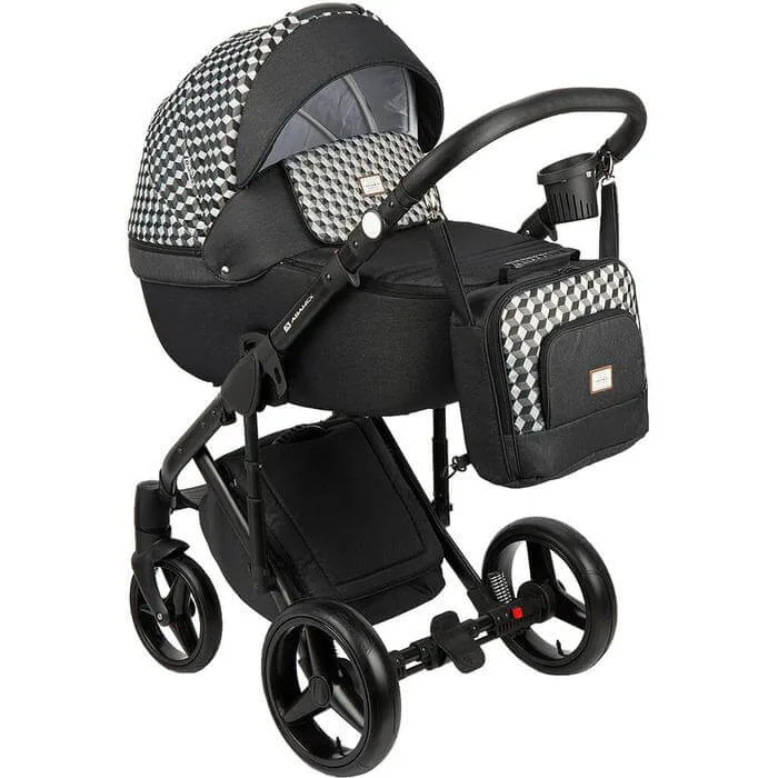 Детская коляска Adamex Avanti Deluxe 2 в 1, 3-c т.серый-серый — главный ракурс