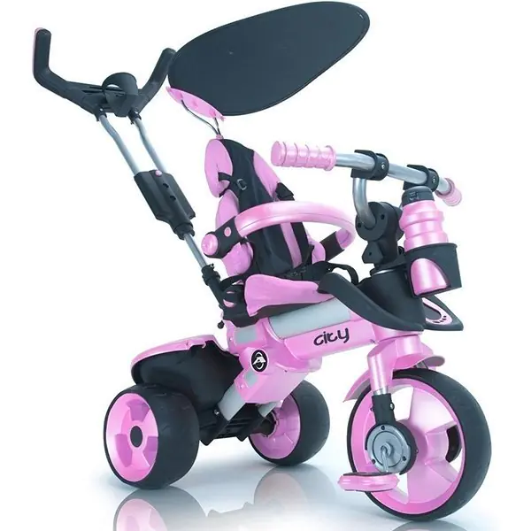 Трехколесный велосипед Injusa City Trike Aluminium арт. 3262/002, розовый — главный ракурс
