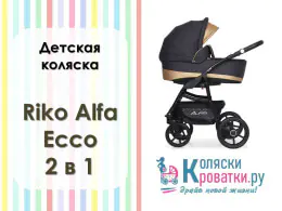 Видеообзор детской коляски Riko Alfa Ecco 2 в 1
