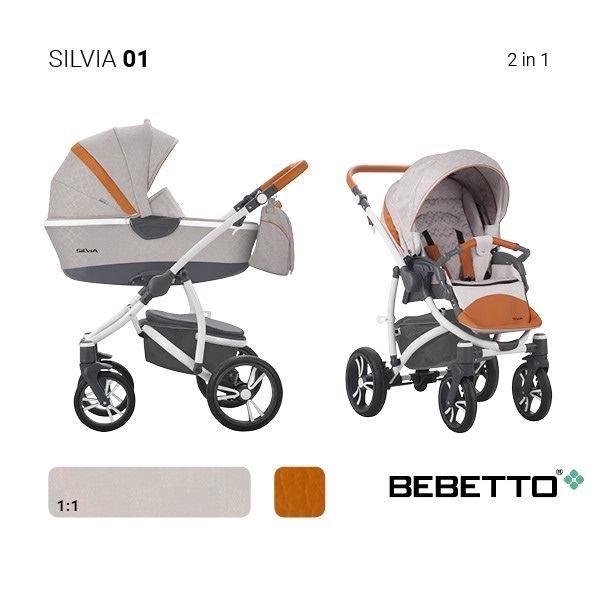 Детская коляска Bebetto Silvia 2 в 1 — фото 22