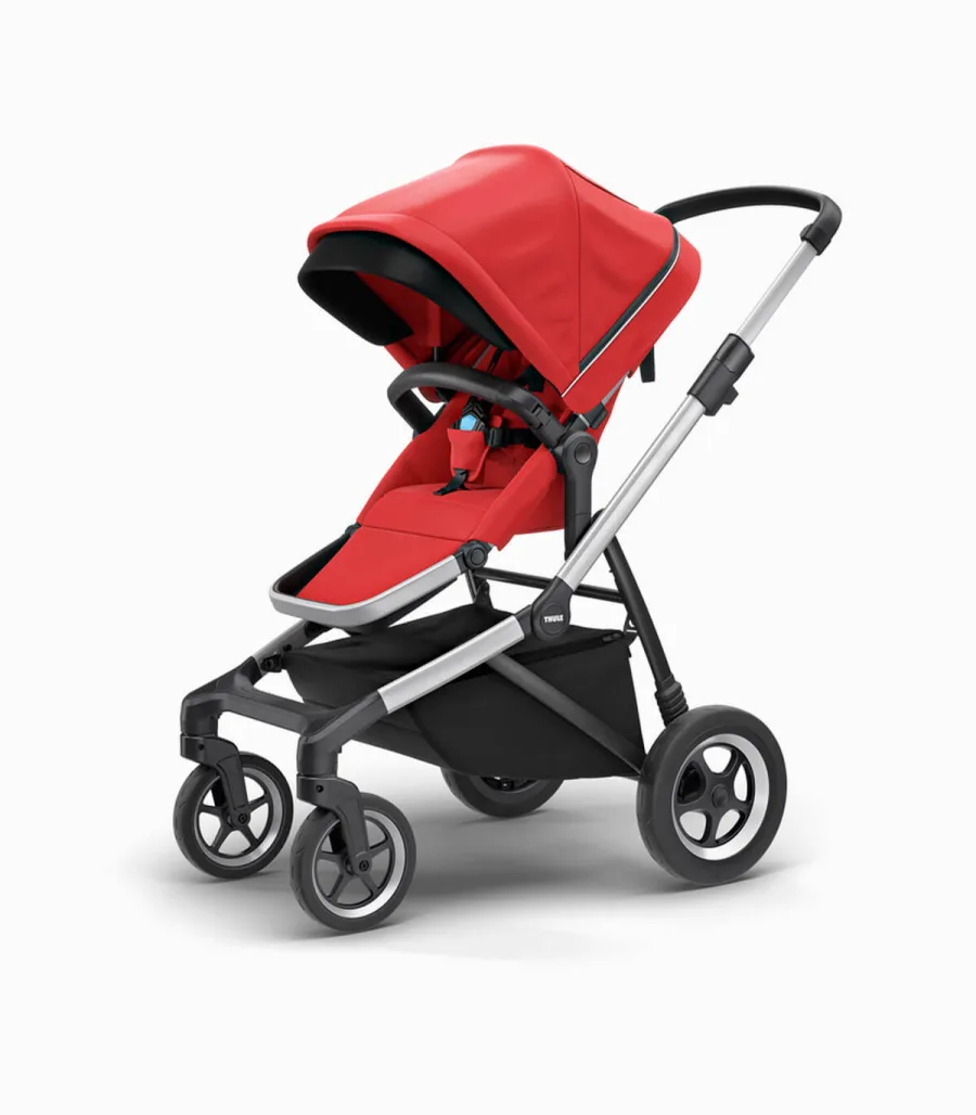 Детская прогулочная коляска Thule Sleek, Red — главный ракурс