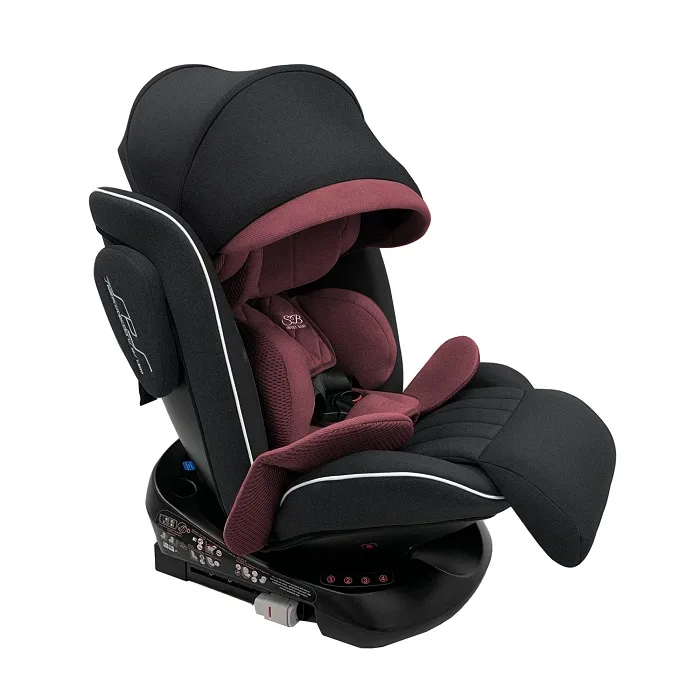Детское автокресло Sweet Baby Fortuna 360 SPS Isofix, Wine/Black — главный ракурс