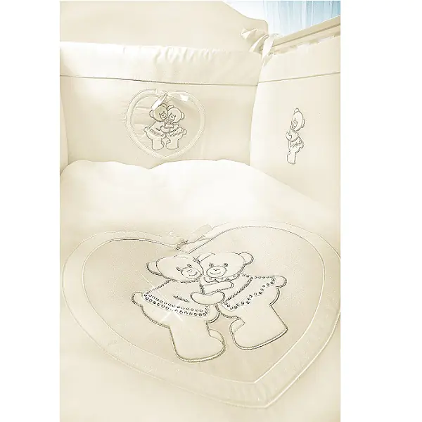 Комплект постельного белья для колыбели Feretti Baby Beddings Culla Chaton (5 предметов), Azzuro — главный ракурс