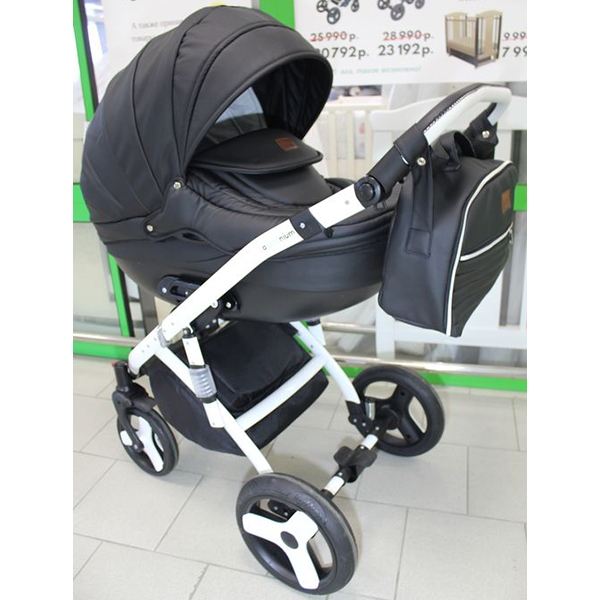 Детская коляска Jaxee Nacer Ecco 3 в 1, эко-кожа — фото 2