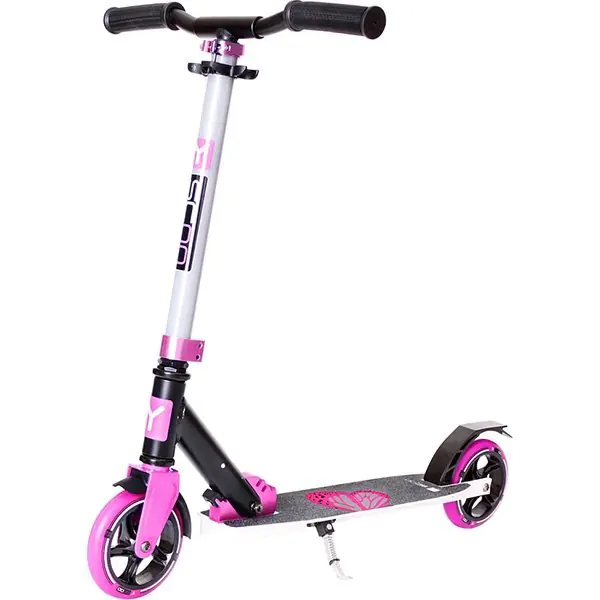 Самокат Y-Scoo RT 145 City Hong Kong Family design, butterfy pink — главный ракурс