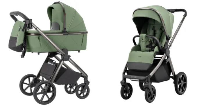 Детская коляска Carrello Omega CRL-6530/1 2 в 1, Absolute Black — главный ракурс