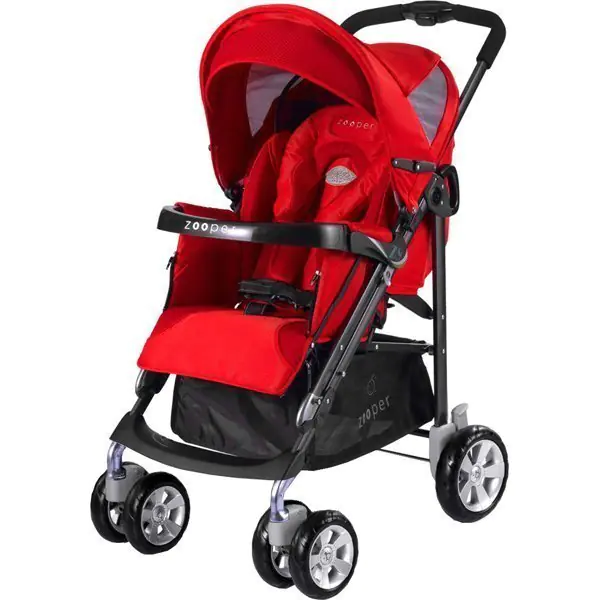 Детская прогулочная коляска Zooper Waltz Luxury, Brown — главный ракурс