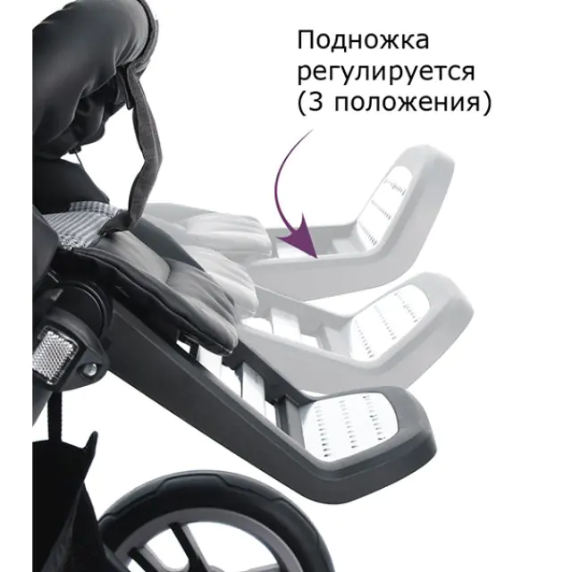 Детская коляска Teutonia Mistral Primus V3 Titanium Теутония Мистраль Примус В3 Титаниум WHL3 HB 2 в 1 с ручным тормозом — фото 9