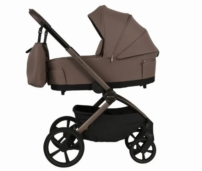 Детская коляска Adamex Como 2 в 1, Chocolate Brown — главный ракурс