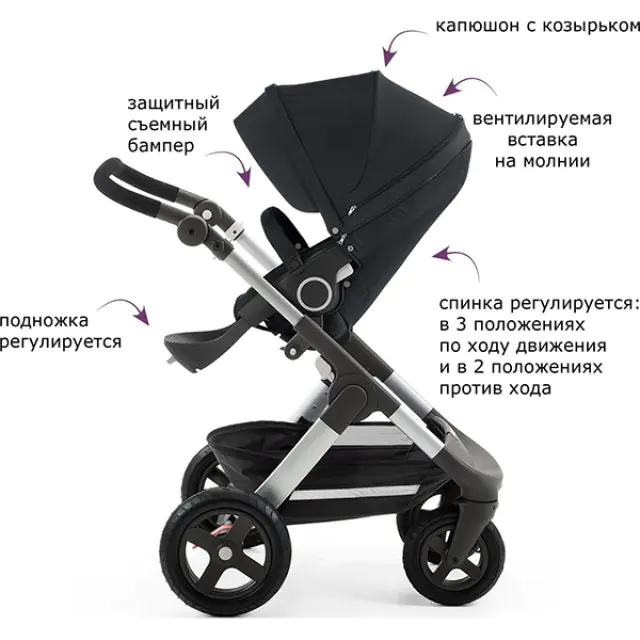 Детская коляска Stokke Trailz 2 в 1 — фото 3