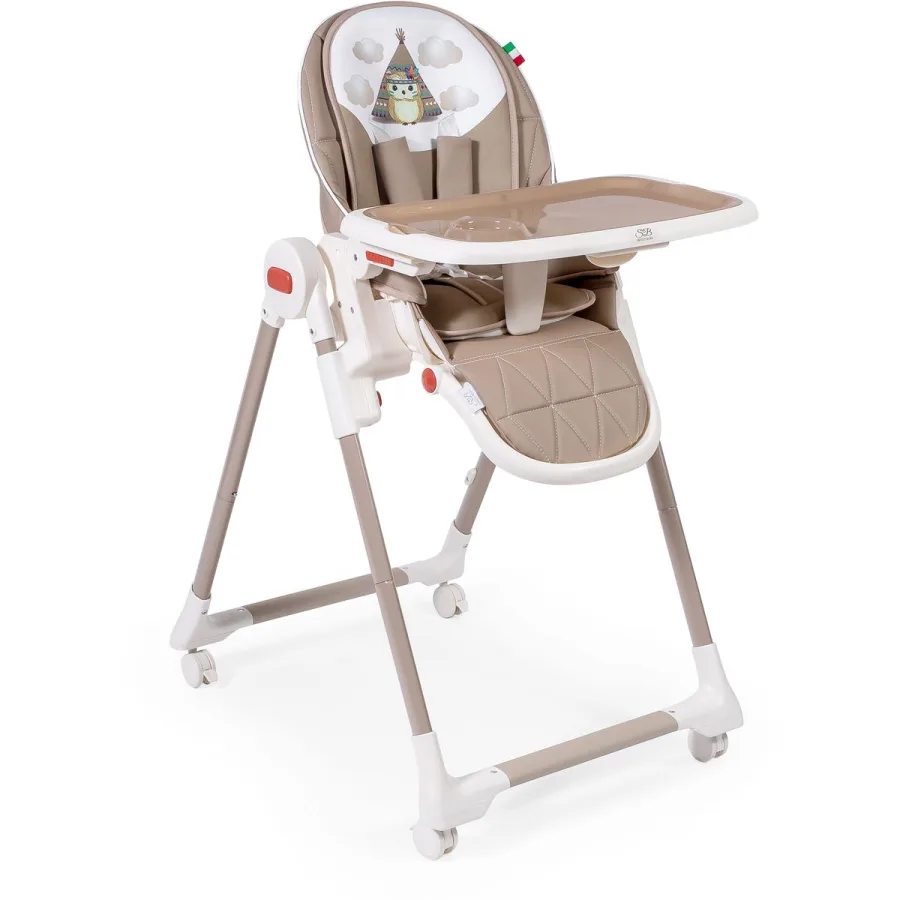 Детский стульчик для кормления Sweet Baby Modern, Gray — главный ракурс