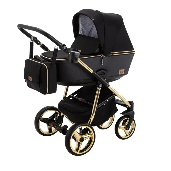 Детская коляска Adamex Reggio Special Edition 2 в 1, ткань+экокожа — главный ракурс