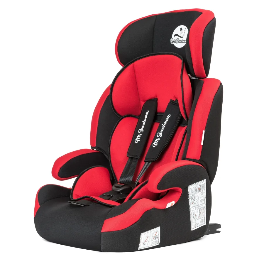 Автомобильное кресло Mr Sandman Good Luck Isofix, серый-бежевый — главный ракурс