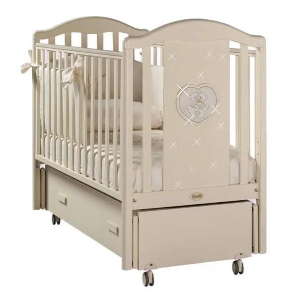 Детская кроватка Feretti Mon Amour Swing продольный маятник — фото 4