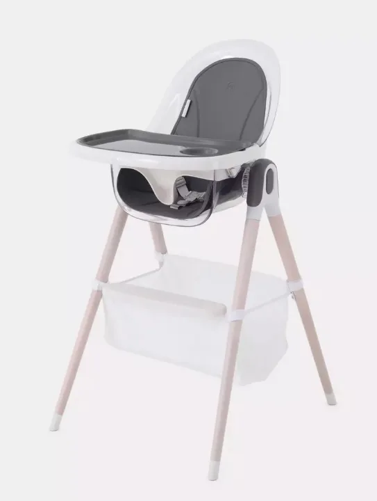 Детский стульчик для кормления Mowbaby Fusion, темно-серый — главный ракурс