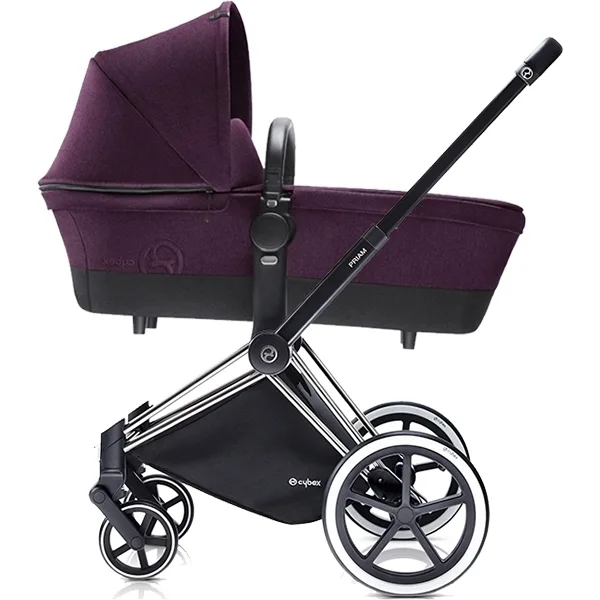 Коляска-люлька для новорожденного Cybex Priam Lux, шасси City Light Chrome — главный ракурс