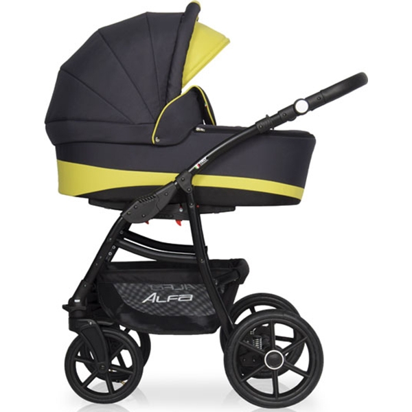 Детская коляска Riko Basic Alfa Ecco 2 в 1, эко-кожа — фото 24