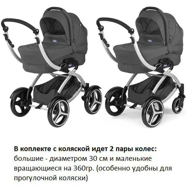 79368 Детская коляска Chicco Duo Arctic 2 в 1 — фото 6