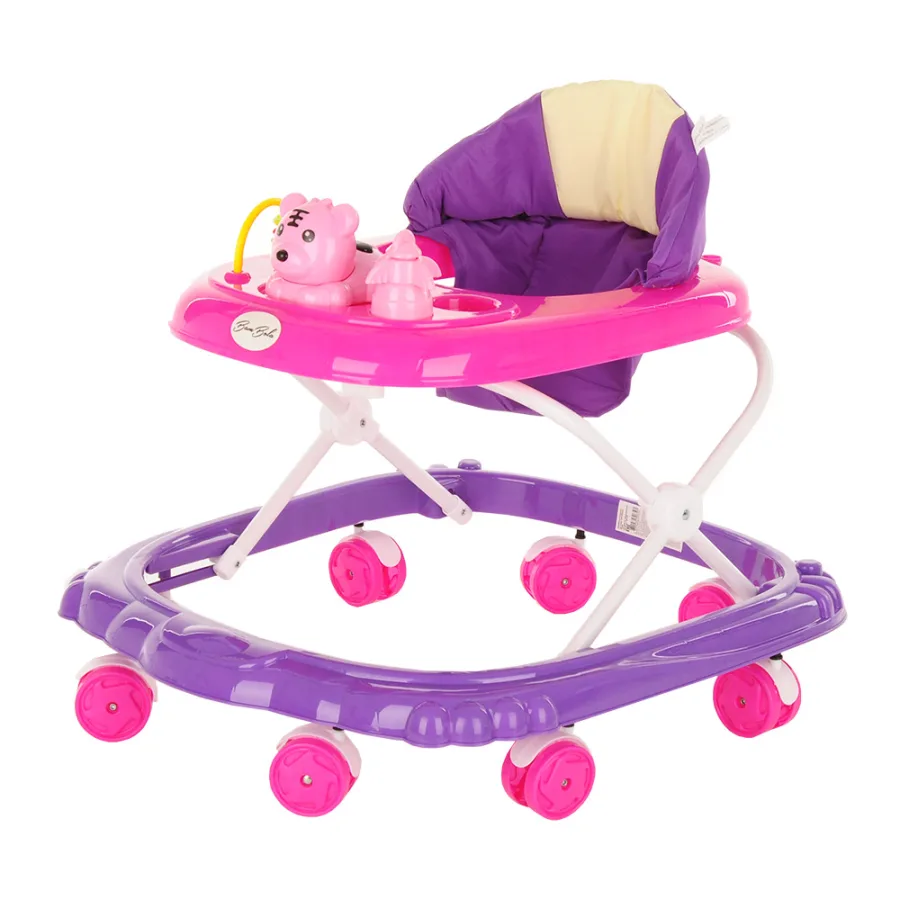 Детские ходунки Bambola Тигренок, Pink-Purple/Малиновый — главный ракурс