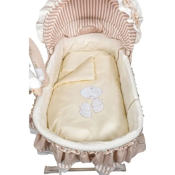 Набор постели в люльку Kids Fashion My Baby, 6 предметов, Бежевый — главный ракурс