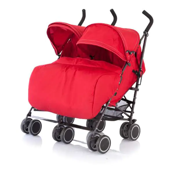 Детская коляска-трость для двойни Baby Care City Twin, Blue — главный ракурс