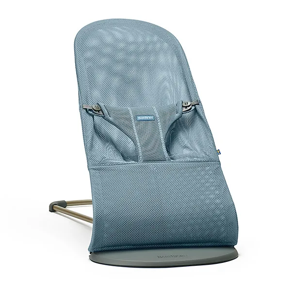Детское кресло-шезлонг BabyBjorn Bliss Mesh, 03/Темно-синий — главный ракурс