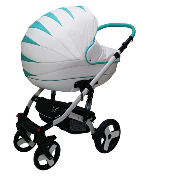 Детская коляска Mikrus Cruiser Premium 3 в 1, 100% эко-кожа — фото 9
