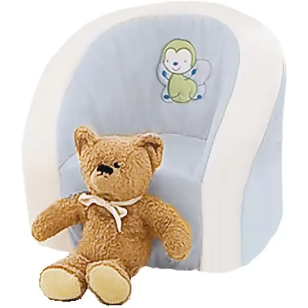 Мягкое детское кресло Italbaby Tulipano, голубой — главный ракурс