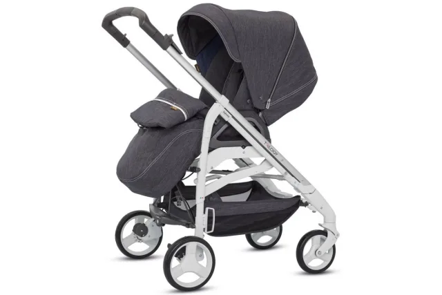 Детская коляска Inglesina Trilogy System 3 в 1 на шасси Trilogy White с цельной ручкой — фото 4