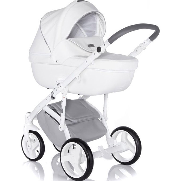 Детская коляска BeBe-Mobile Ravenna Deluxe 3 в 1, эко-кожа — фото 12