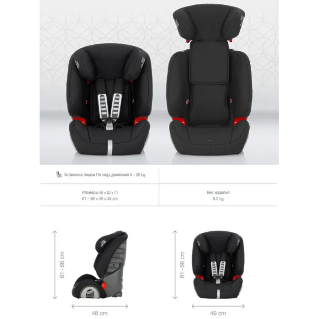 Детское автокресло Romer & Britax  Evolva 123 — фото 5