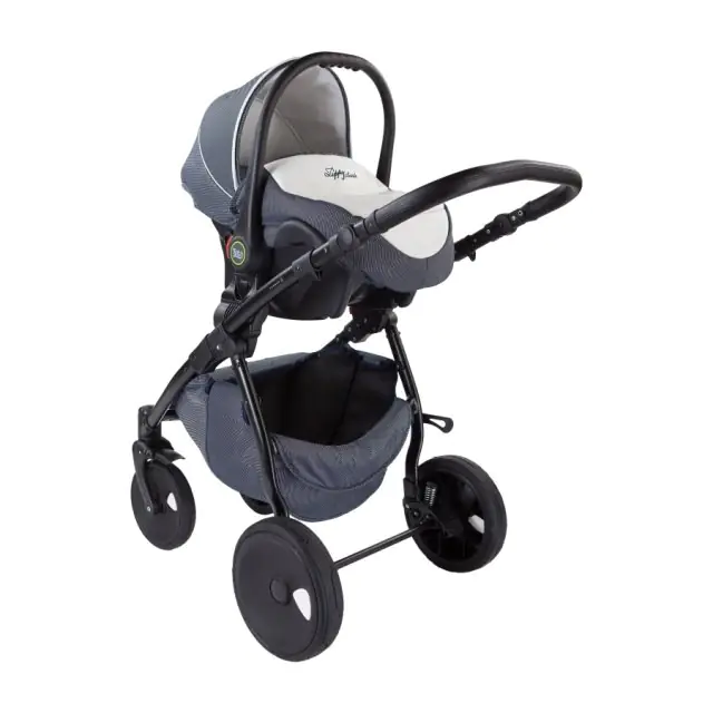 Детская коляска Tutis Zippy New Leather 3 в 1 эко кожа — фото 9