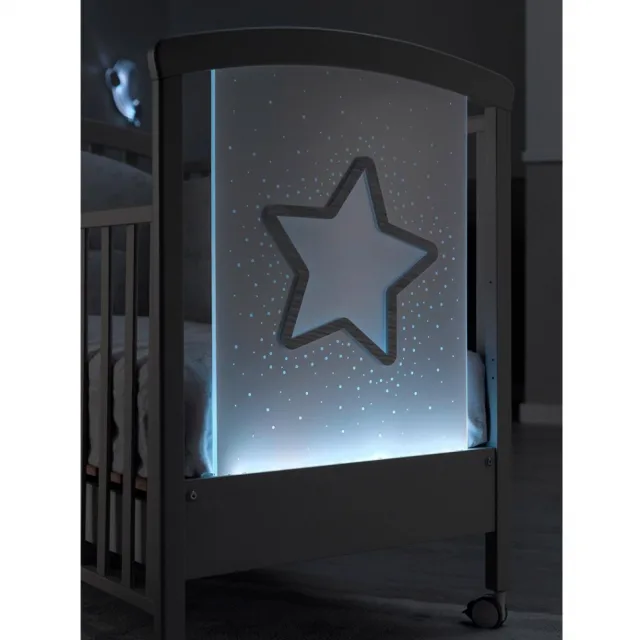 Детская кроватка Erbesi Star LED, ящик — фото 3