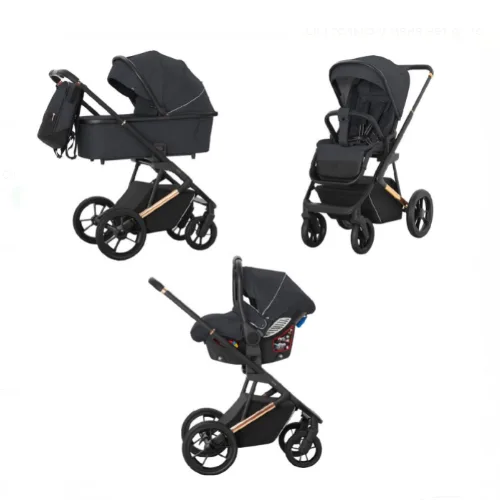 Детская коляска Carrello Sigma 3 в 1, Midnight Grey — главный ракурс