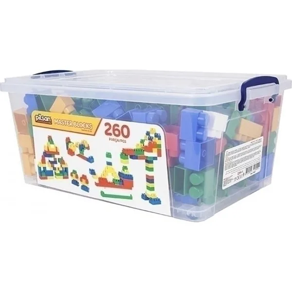 Конструктор Pilsan Master Blocks 260 деталей, 03-454