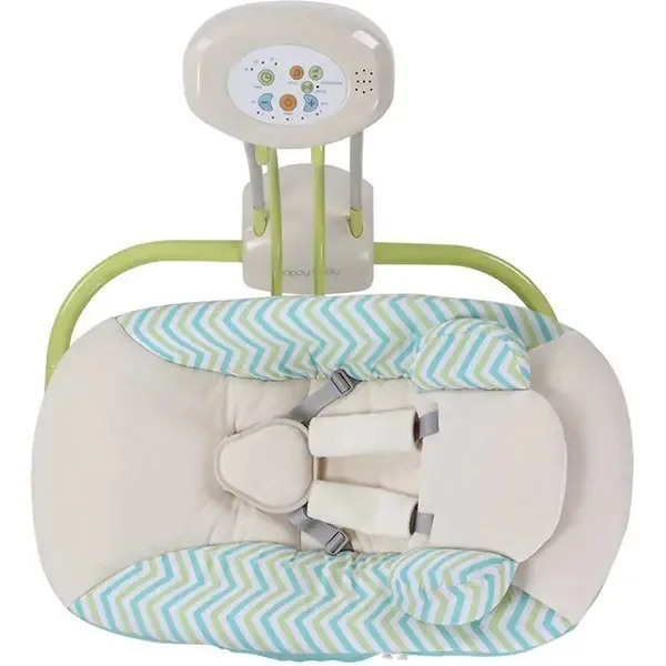 Электронный шезлонг-качели Happy Baby Relaxer с музыкальным блоком — фото 2