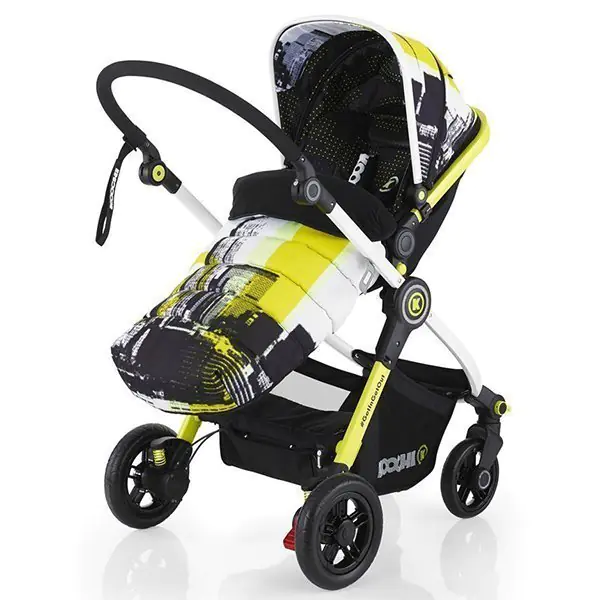 Детская прогулочная коляска-трансформер Koochi Litestar с автокреслом Upstart 0+ — главный ракурс