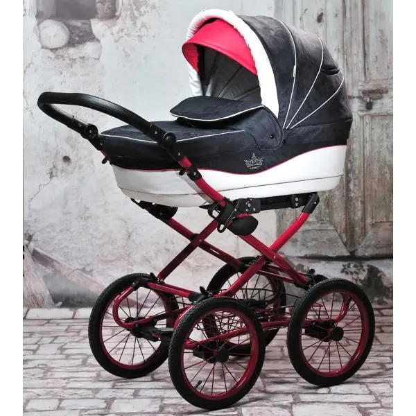 Детская коляска Esperanza Classic Crown 2 в 1  (100%  Эко-кожа) — главный ракурс