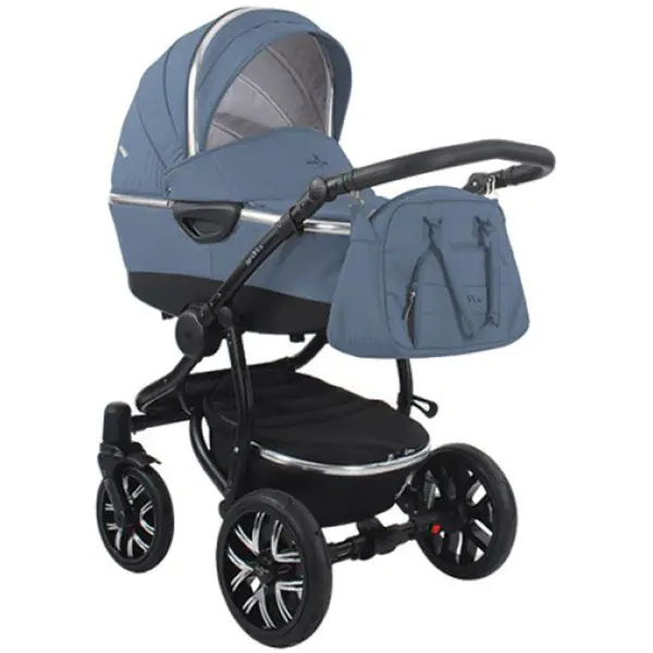 Детская коляска Bebetto Silvia 2 в 1 цвет рамы Black — главный ракурс