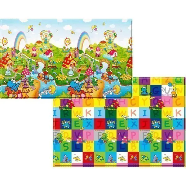 Игровой коврик Dwinguler Big-15 230 x 140 x 1,5 см, Dino Adventure — главный ракурс