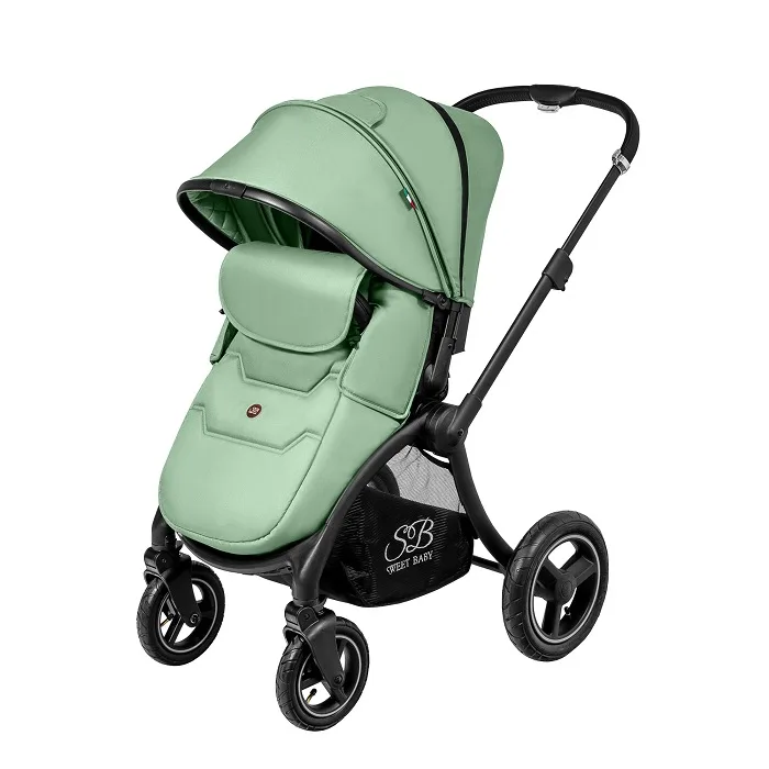 Детская прогулочная коляска Sweet Baby Cupola, Black Neo — главный ракурс