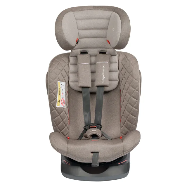 Детское автокресло Indigo Smart+ Isofix, капюшон, подножка — фото 4