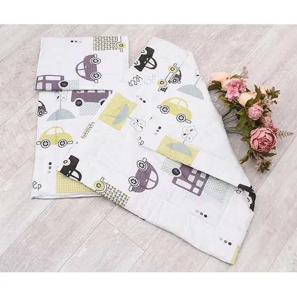 Комплект в коляску AmaroBaby Mommy Star Город, 3 пр., Белый — главный ракурс
