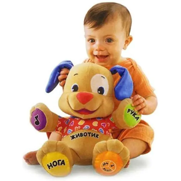 FP BGY23 Ученый щенок Fisher Price Смейся и Учись рус-англ — фото 6