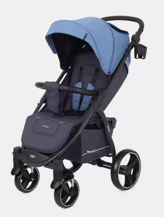 Детская прогулочная коляска Rant Basic Alpine, RA450 Blue — главный ракурс