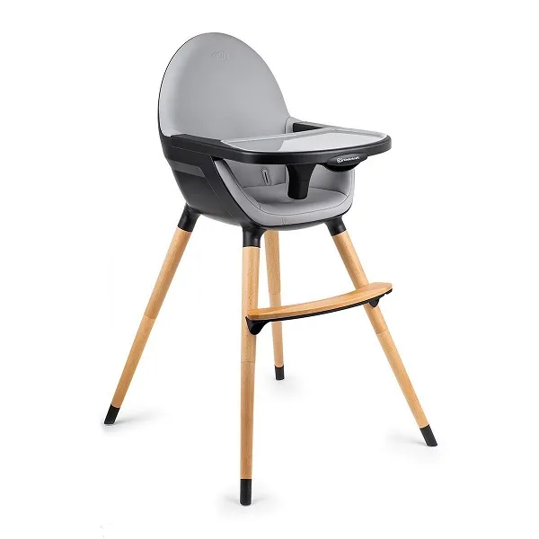 Cтульчик для кормления Kinderkraft Fini, Grey — главный ракурс