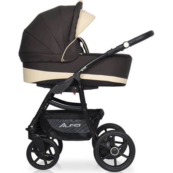 Детская коляска Riko Basic Alfa Ecco 2 в 1, эко-кожа — фото 22