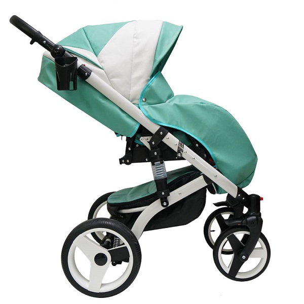 Детская коляска Mikrus Cruiser Premium 3 в 1, 100% эко-кожа — фото 19